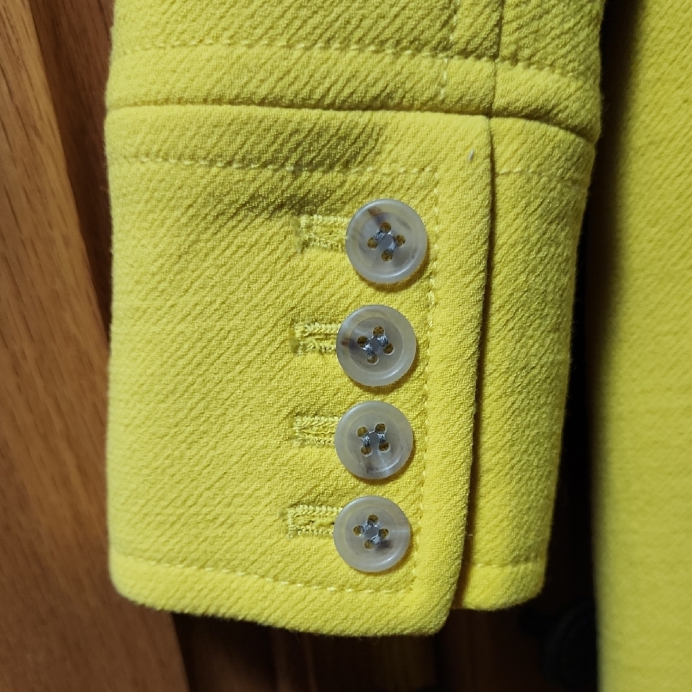 J. Crew Mustard Trench Coat - Picture 4 of 5